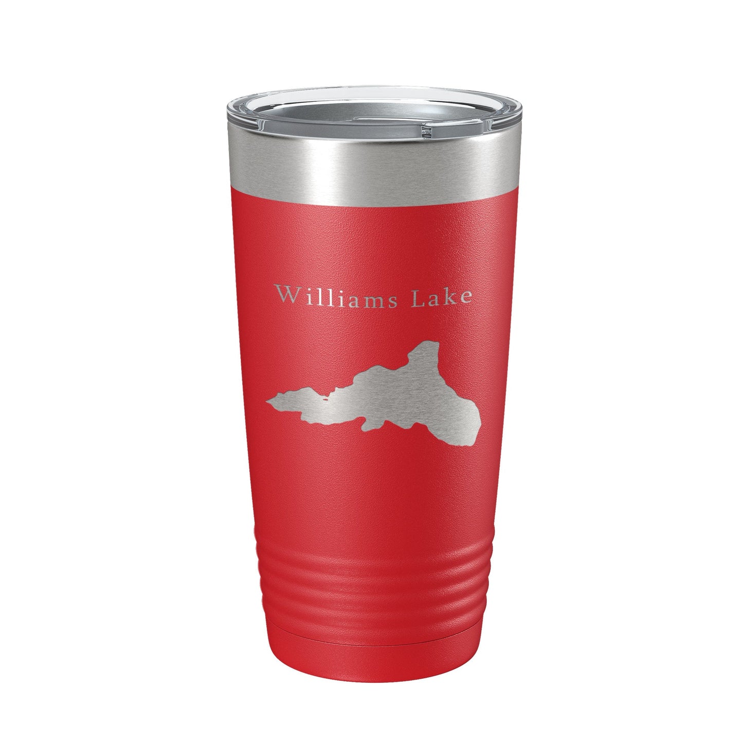 Williams Lake Map Tumbler Travel Mug Insulated Laser Engraved Coffee Cup Idaho 20 oz-10