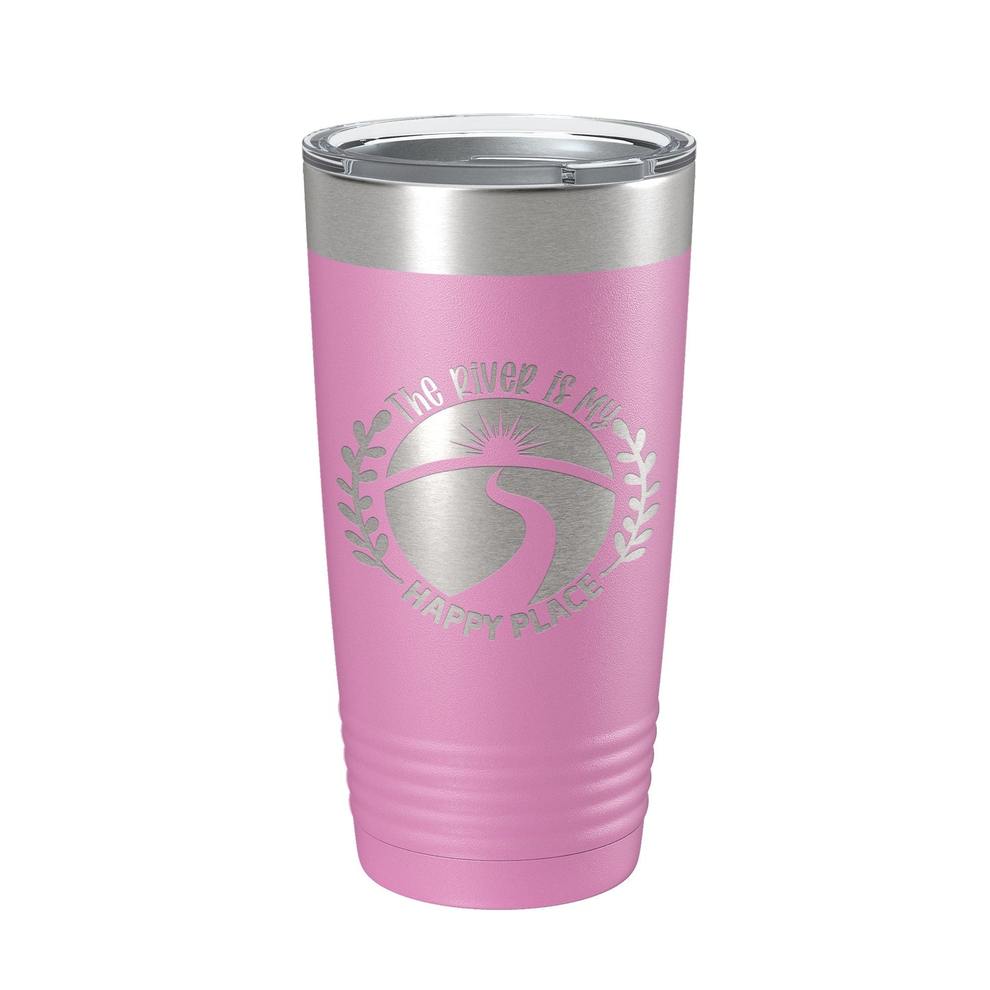River Is My Happy Place Tumbler Travel Mug Insulated Laser Engraved Coffee Cup Birthday Float Trips Party Gift 20 oz-14
