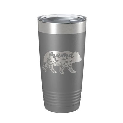 Mama Bear Tumbler Travel Mug Insulated Laser Engraved Coffee Cup Momma Mom Mother's Day Gift Cute 20 oz-16