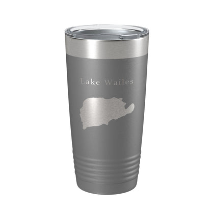 Lake Wailes Wales Map Tumbler Travel Mug Insulated Laser Engraved Coffee Cup Florida 20 oz-16