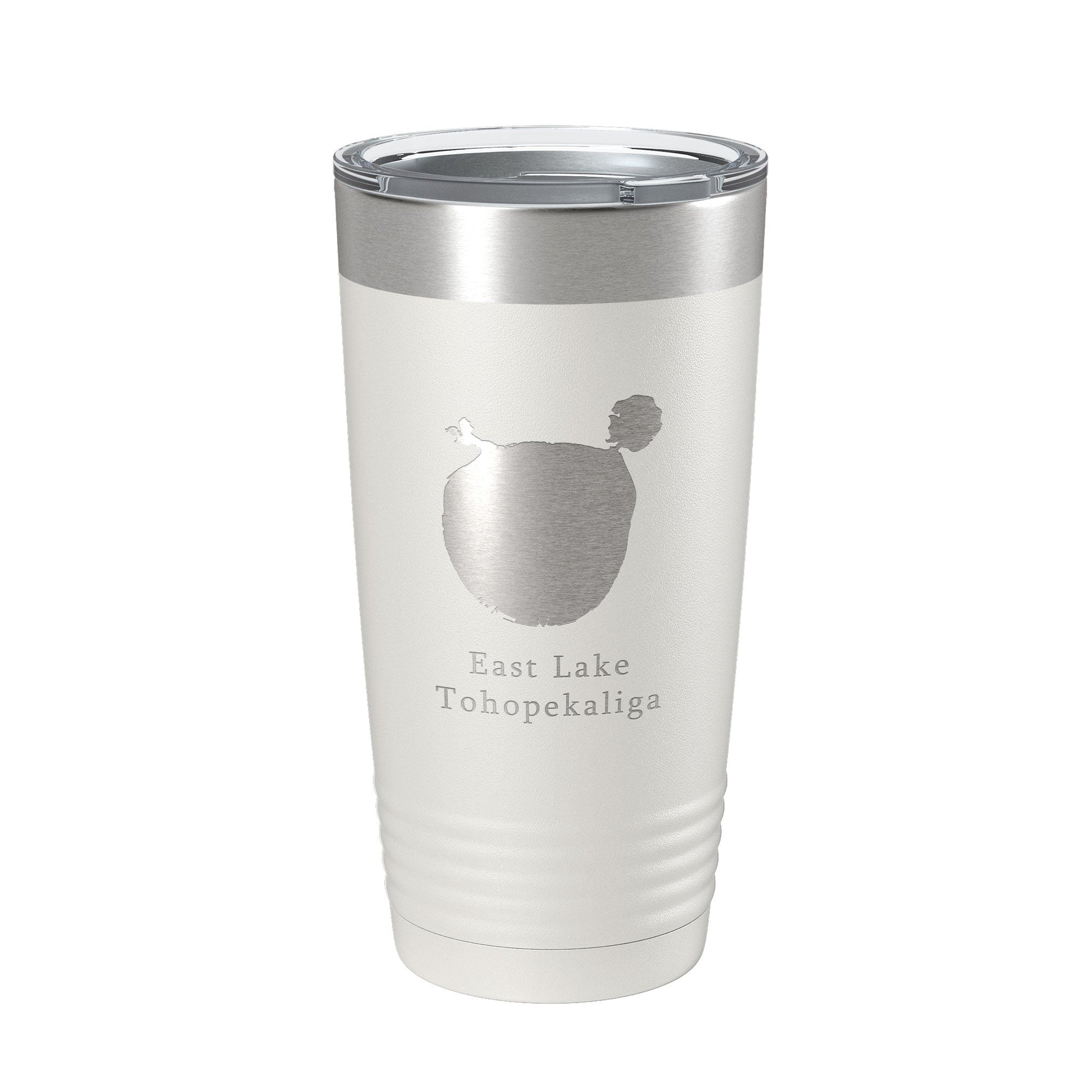East Lake Tohopekaliga Map Tumbler Travel Mug Insulated Laser Engraved Coffee Cup Florida 20 oz-1