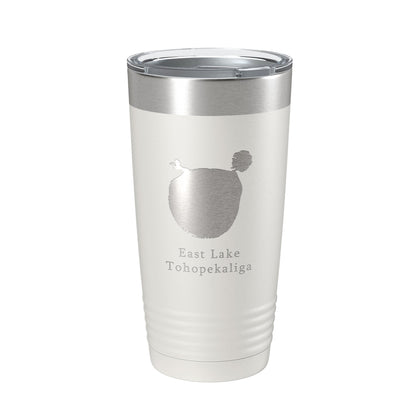 East Lake Tohopekaliga Map Tumbler Travel Mug Insulated Laser Engraved Coffee Cup Florida 20 oz-1