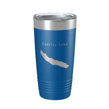 Barclay Lake Map Tumbler Travel Mug Insulated Laser Engraved Coffee Cup Washington 20 oz-6
