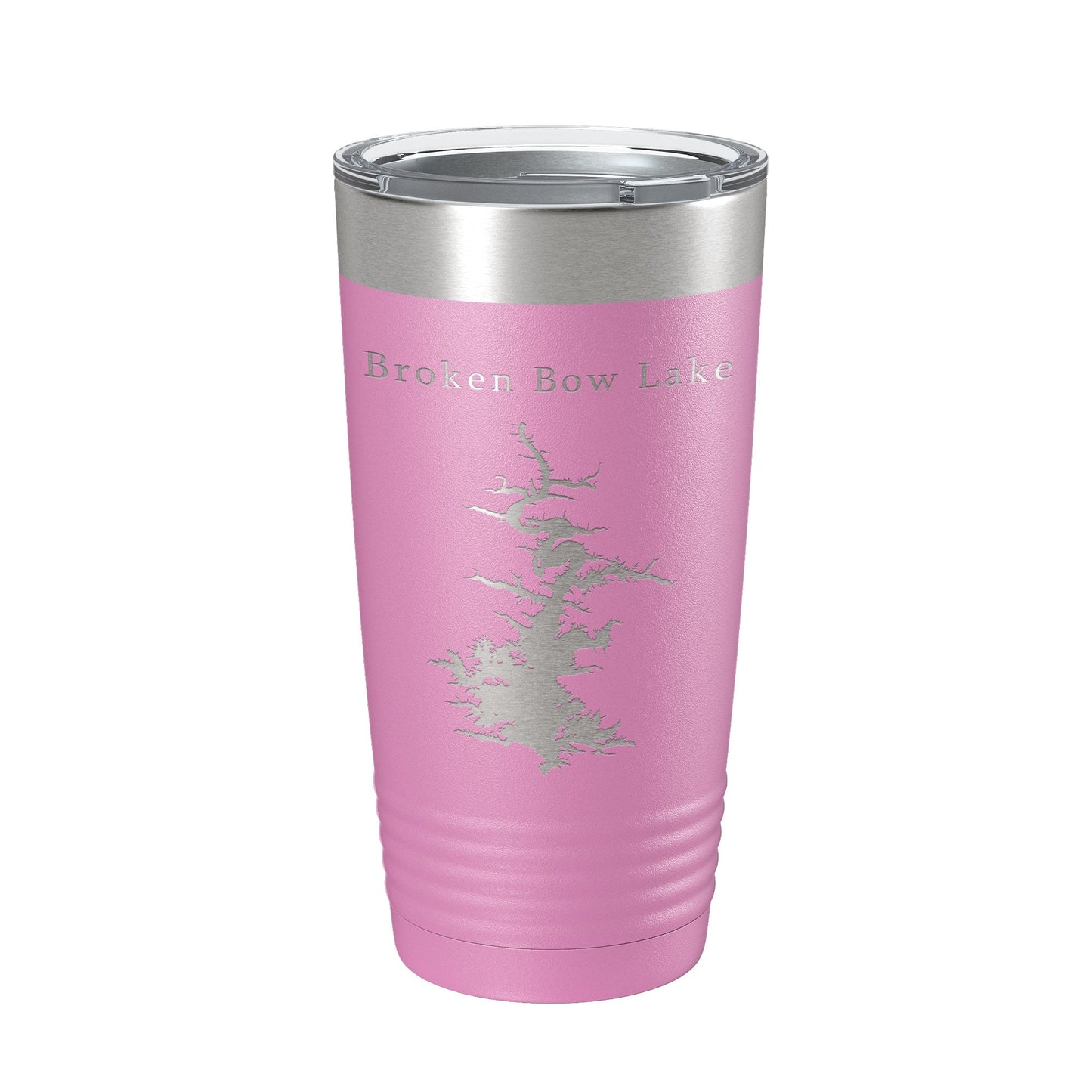 Broken Bow Lake Map Tumbler Travel Mug Insulated Laser Engraved Coffee Cup Oklahoma 20 oz-14