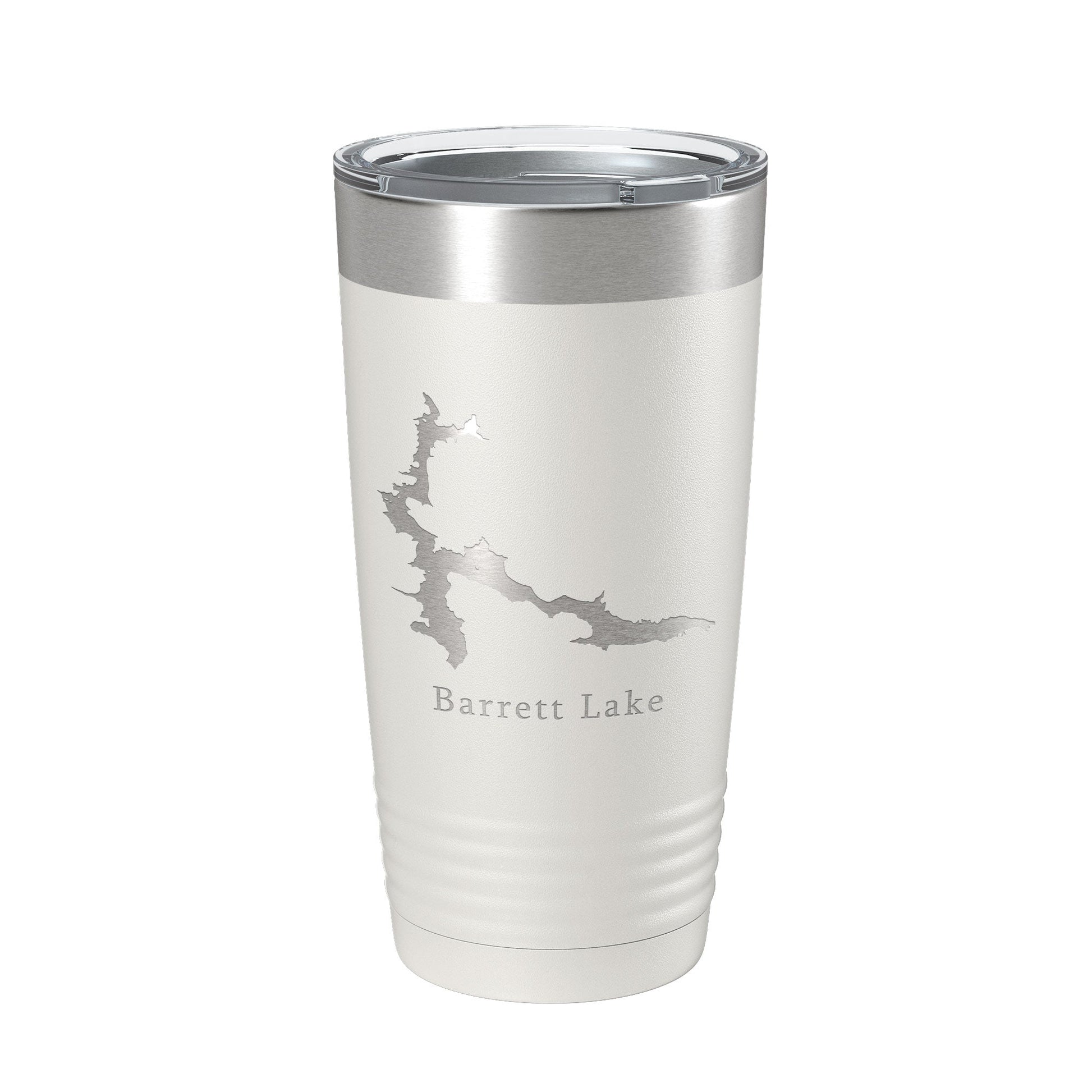 Barrett Lake Map Tumbler Travel Mug Insulated Laser Engraved Coffee Cup California 20 oz-1