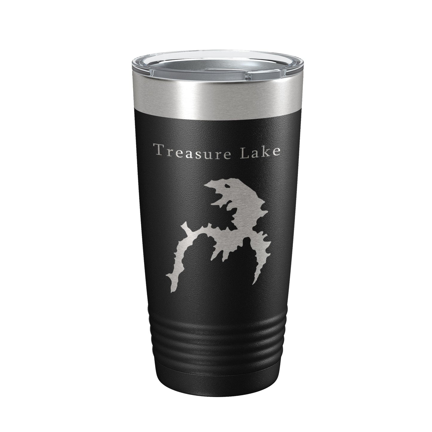Treasure Lake Map Tumbler Travel Mug Insulated Laser Engraved Coffee Cup Georgia 20 oz-5