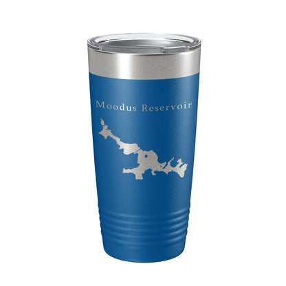Moodus Reservoir Tumbler Lake Map Travel Mug Insulated Laser Engraved Coffee Cup Connecticut 20 oz-6