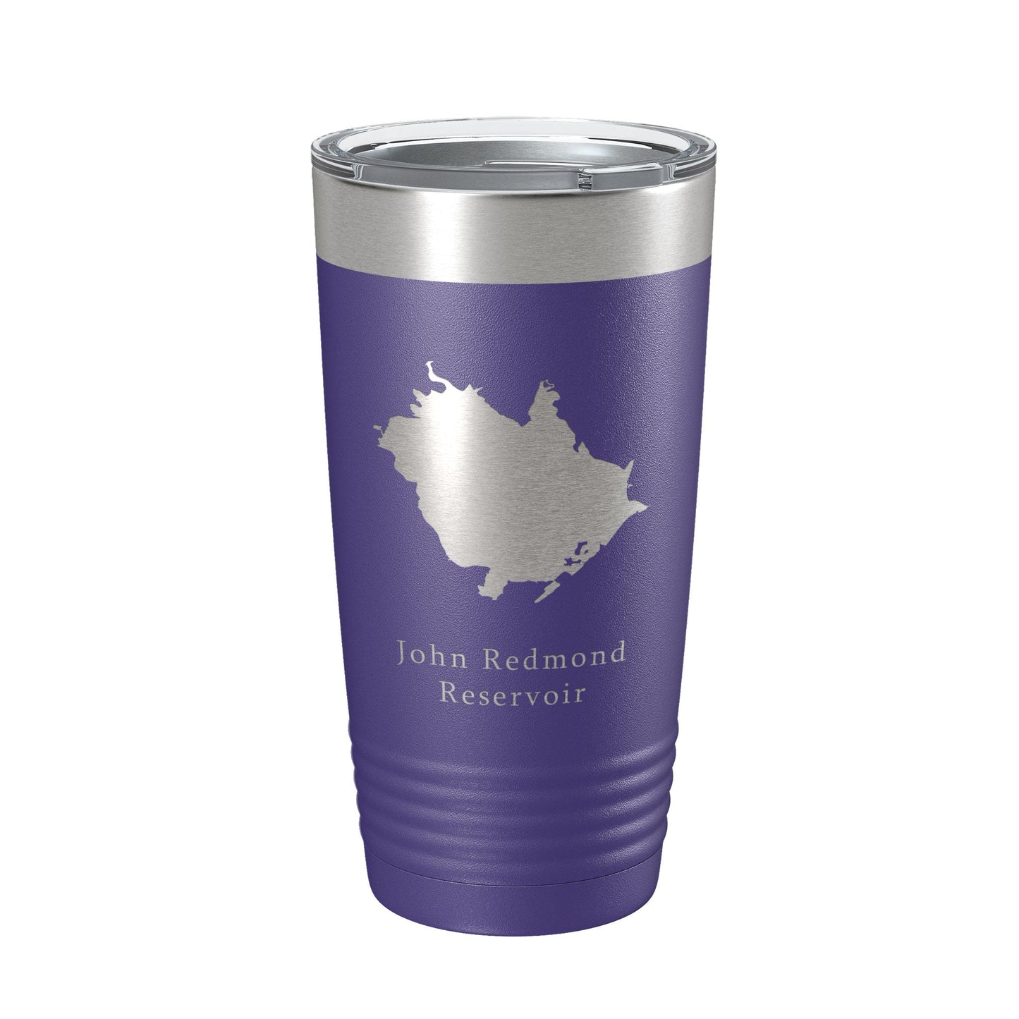 John Redmond Reservoir Tumbler Lake Map Travel Mug Insulated Laser Engraved Coffee Cup Kansas 20 oz-15