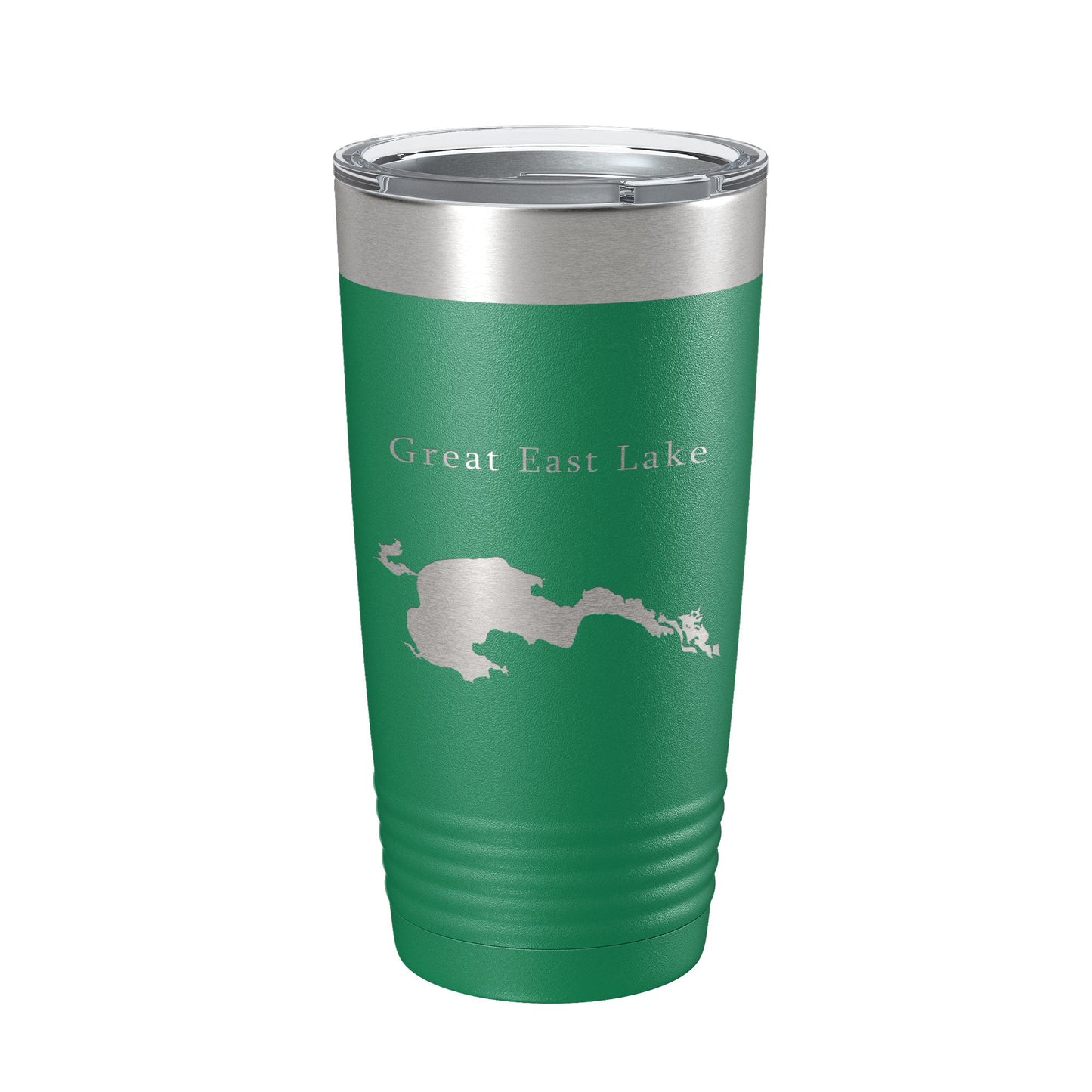 Great East Lake Map Tumbler Travel Mug Insulated Laser Engraved Coffee Cup Maine New Hampshire 20 oz-9