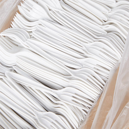 Fork McKesson Medium Weight White Polypropylene