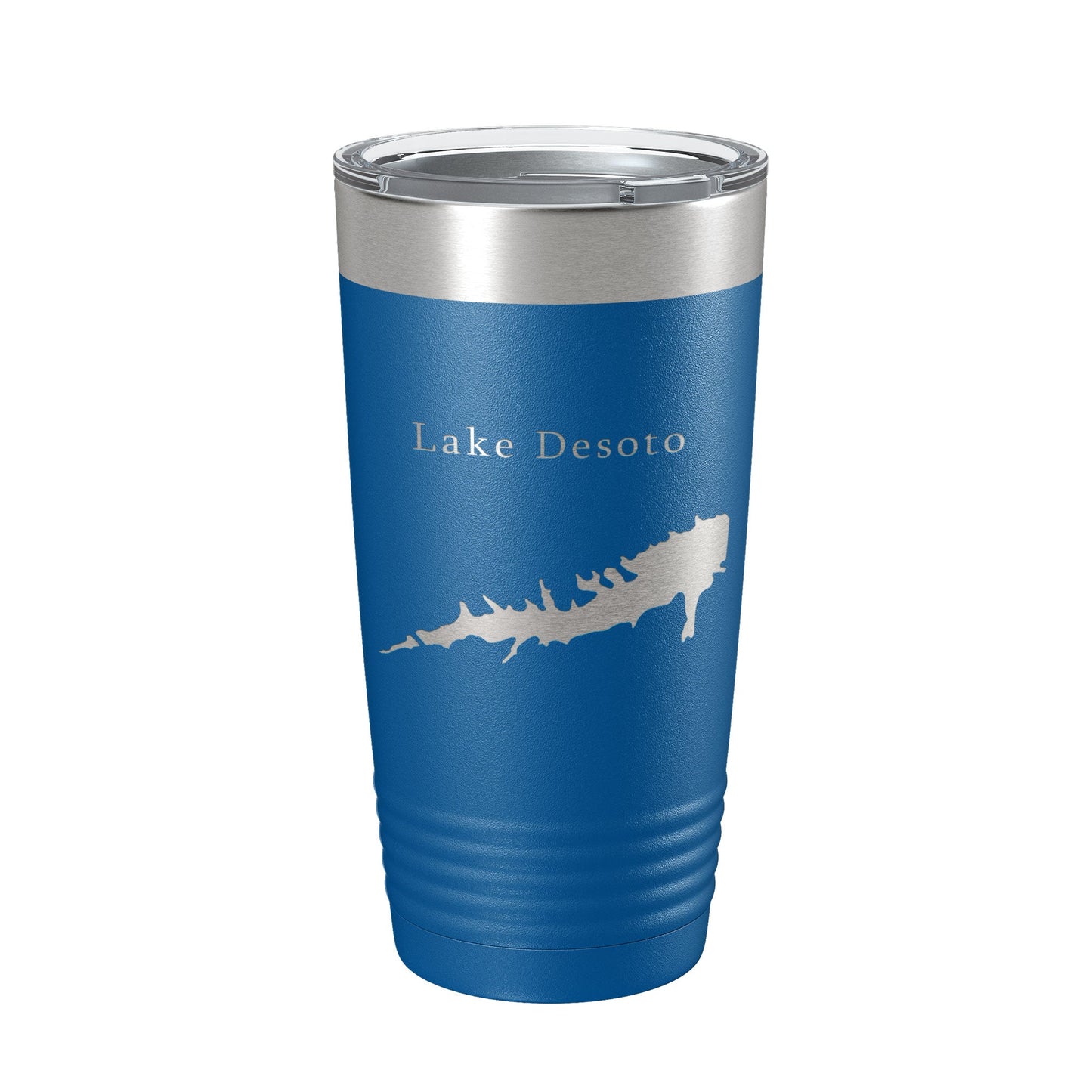 Lake Desoto Map Tumbler Travel Mug Insulated Laser Engraved Coffee Cup Hot Springs Village Arkansas 20 oz-6