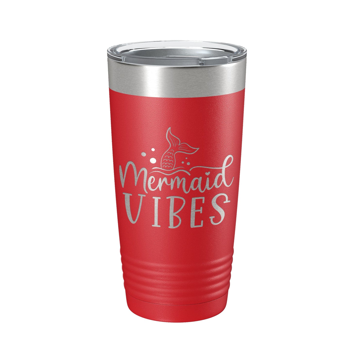 Mermaid Vibes Tumbler Travel Mug Insulated Laser Engraved Coffee Cup 20 oz-10