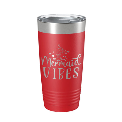 Mermaid Vibes Tumbler Travel Mug Insulated Laser Engraved Coffee Cup 20 oz-10
