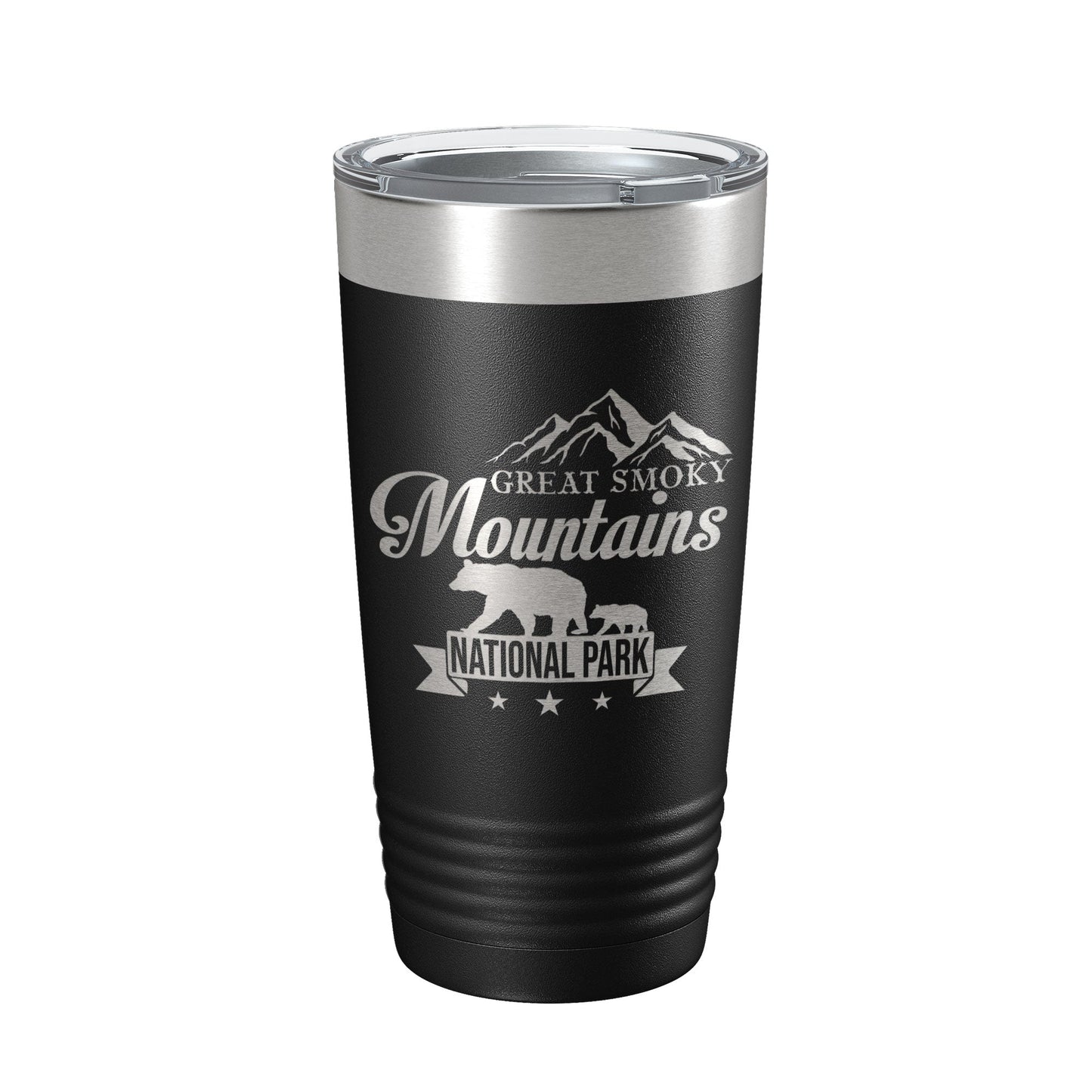 Great Smoky Mountains National Park Bear Tumbler GSMNP Travel Mug Gift Insulated Laser Engraved Coffee Cup 20 oz-5