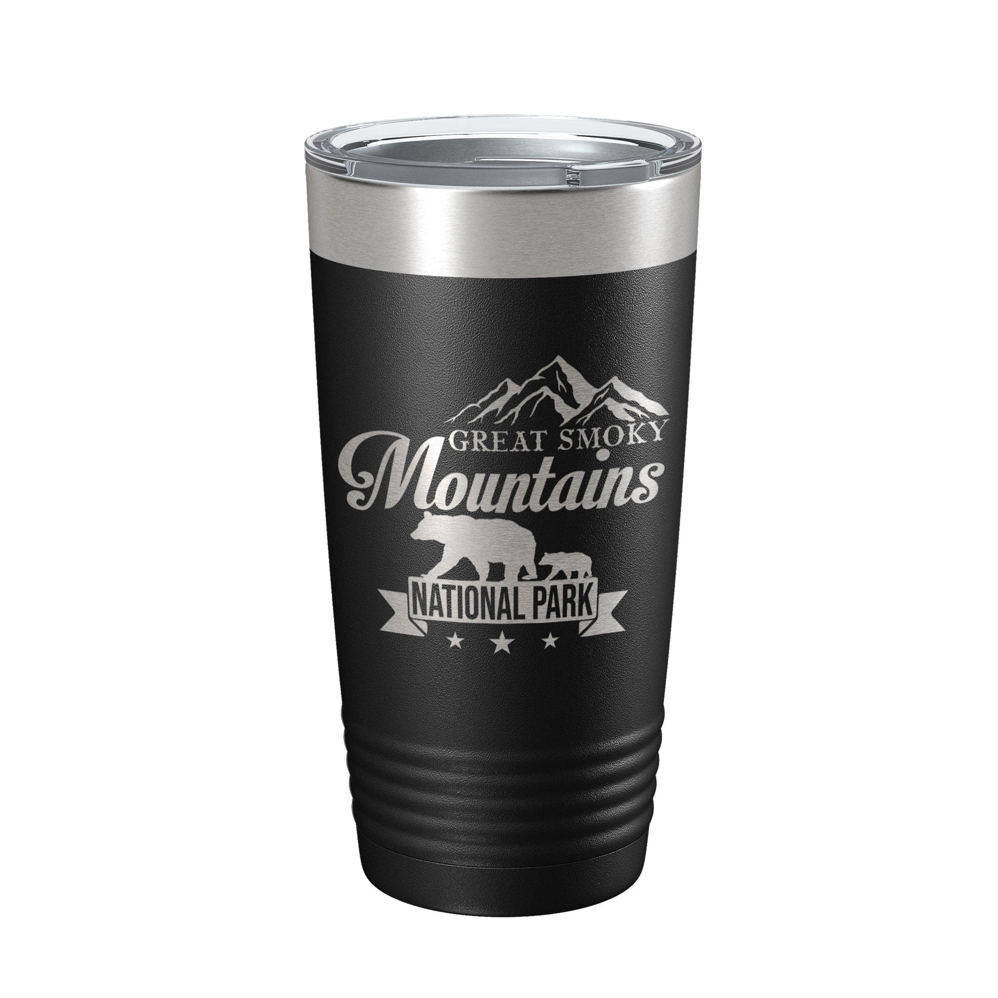 Great Smoky Mountains National Park Bear Tumbler GSMNP Travel Mug Gift Insulated Laser Engraved Coffee Cup 20 oz-5