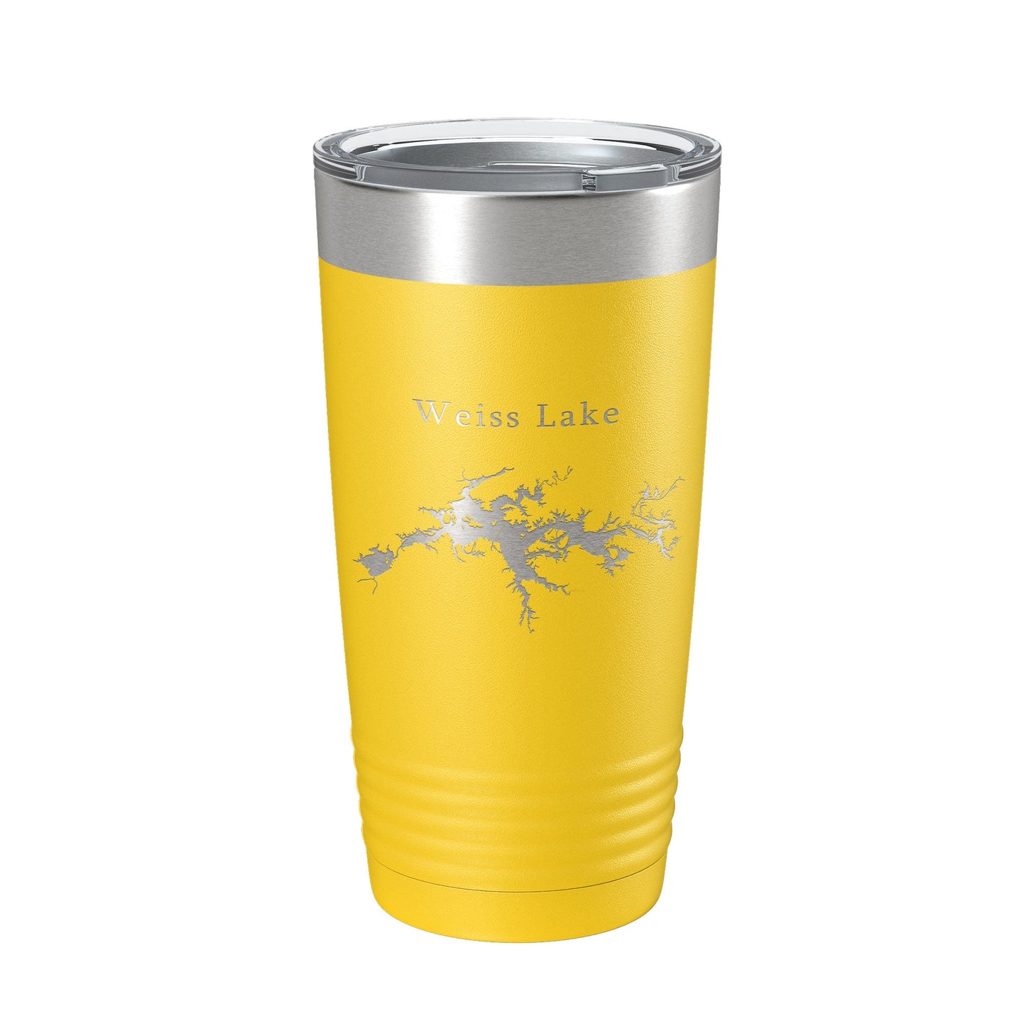 Weiss Lake Map Tumbler Travel Mug Insulated Laser Engraved Coffee Cup Alabama 20 oz-19