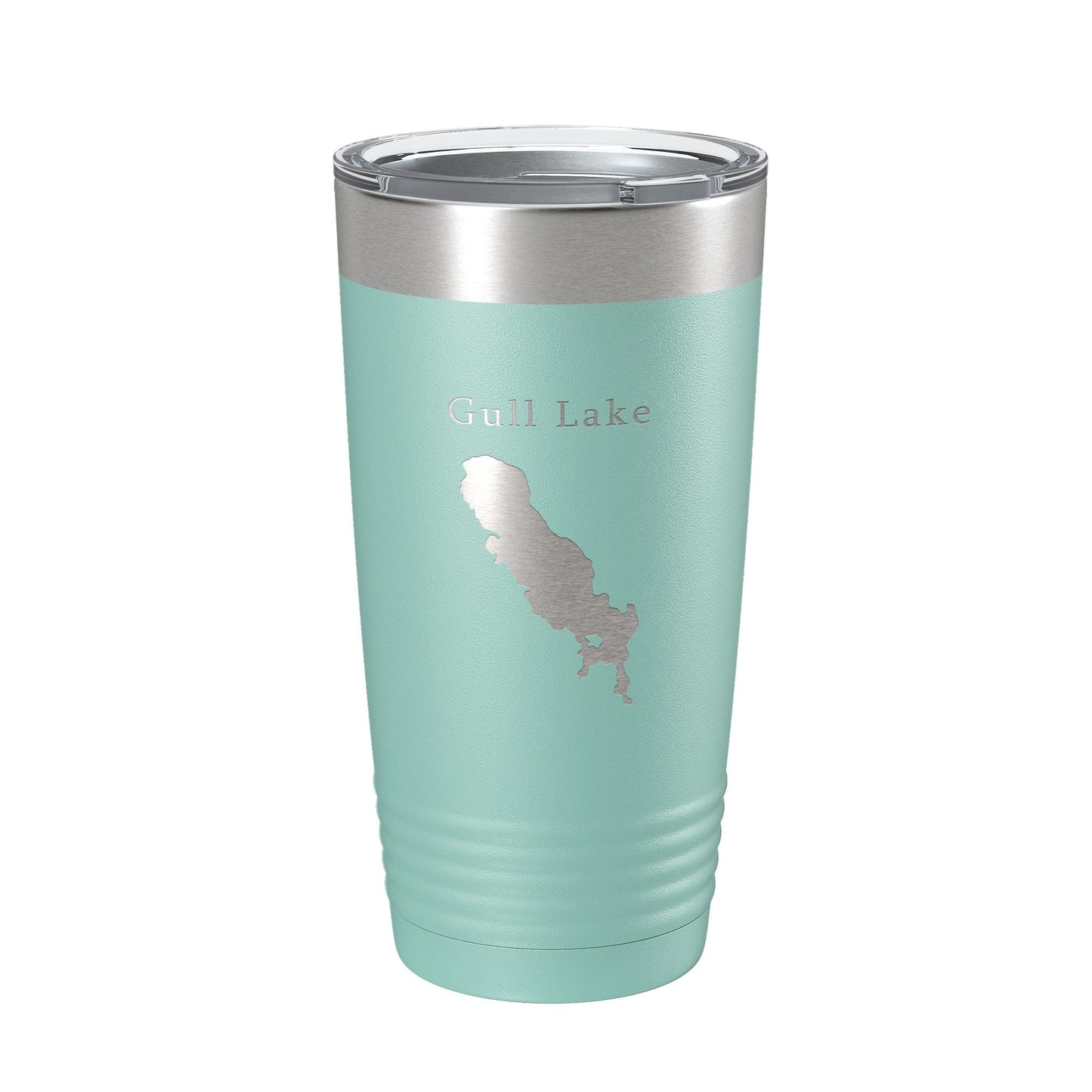 Gull Lake Map Tumbler Travel Mug Insulated Laser Engraved Coffee Cup Michigan 20 oz-12