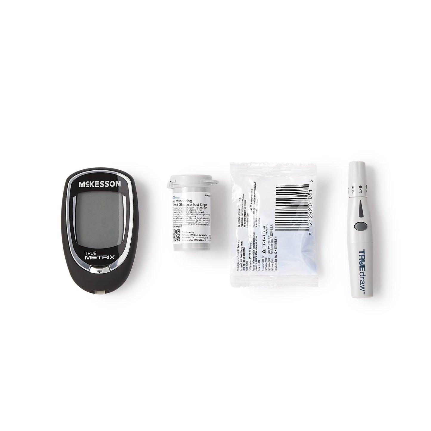 Blood Glucose Meter McKesson TRUE METRIX® 4 Second Results Stores up to 500 Results No Coding Required