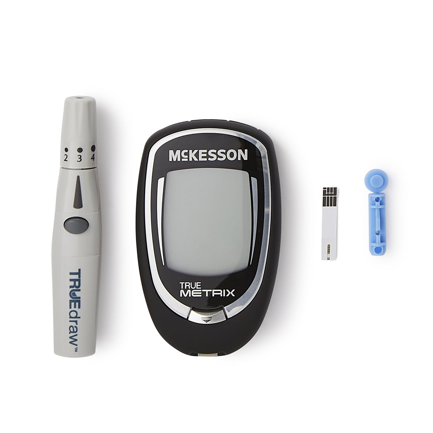 Blood Glucose Meter McKesson TRUE METRIX® 4 Second Results Stores up to 500 Results No Coding Required