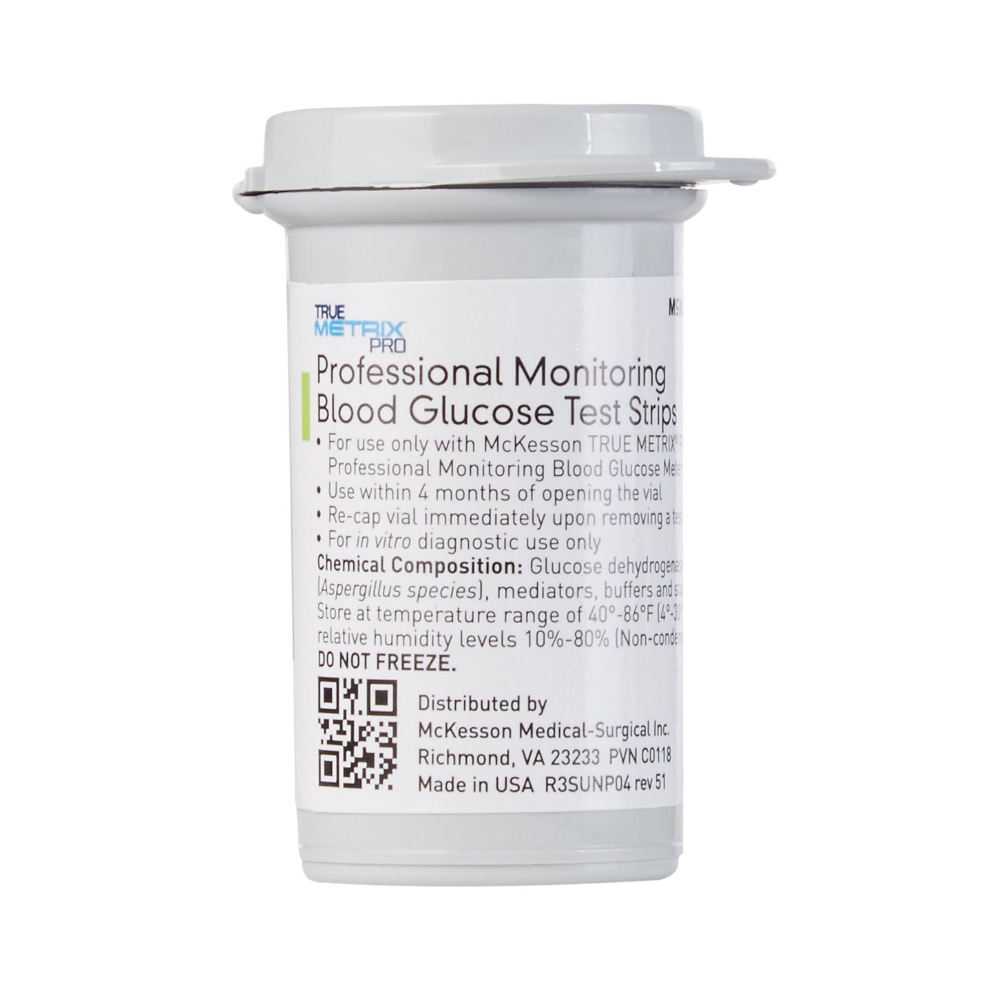 Blood Glucose Test Strips McKesson TRUE METRIX® PRO 100 Strips per Pack