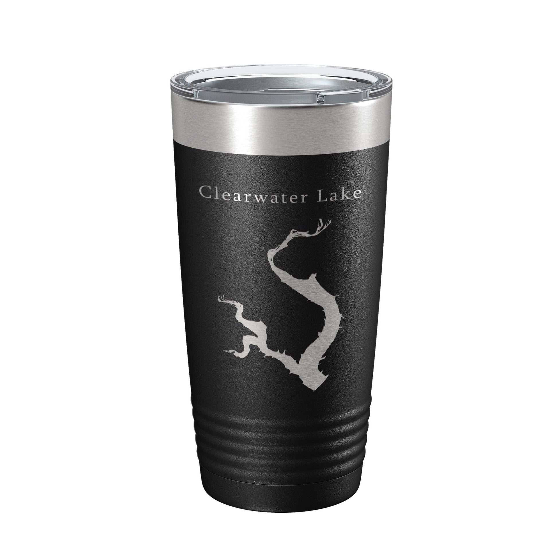 Clearwater Lake Map Tumbler Travel Mug Insulated Laser Engraved Coffee Cup Missouri 20 oz-5