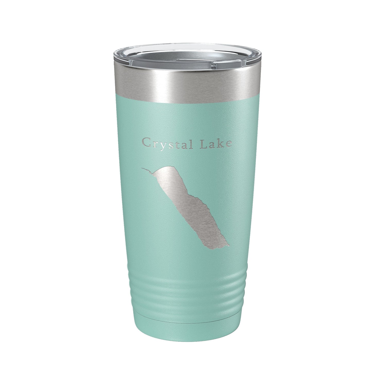 Crystal Lake Map Tumbler Travel Mug Insulated Laser Engraved Coffee Cup Vermont 20 oz-12