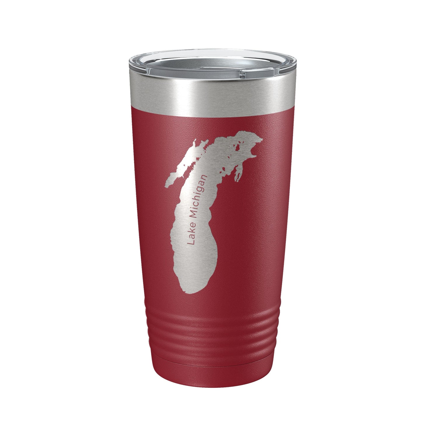 Lake Michigan Map Tumbler Travel Mug Insulated Laser Engraved Coffee Cup Illinois Wisconsin Indiana Michigan 20 oz-18