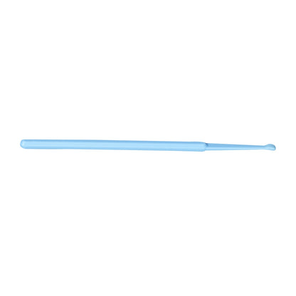 Ear Curette McKesson Handle with Grooves 4 mm Tip Curved Tip