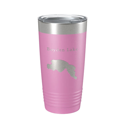 Boyden Lake Map Tumbler Travel Mug Insulated Laser Engraved Coffee Cup Maine 20 oz-14