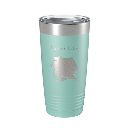 Baxter Lake Map Tumbler Travel Mug Insulated Laser Engraved Coffee Cup Rochester New Hampshire 20 oz-12