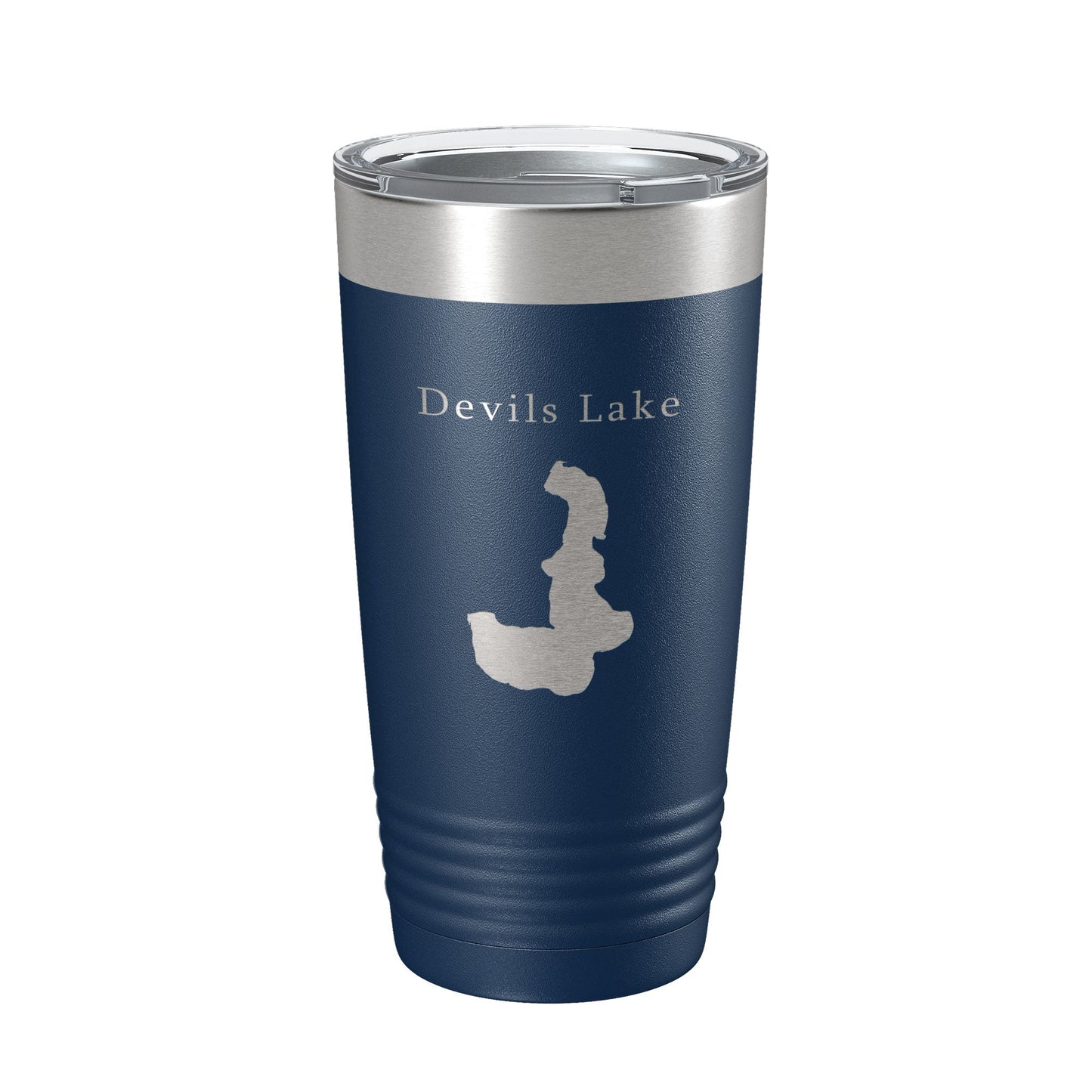 Devils Lake Map Tumbler Travel Mug Insulated Laser Engraved Coffee Cup Michigan 20 oz-8