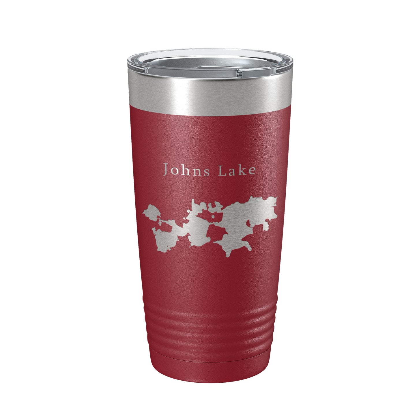 Johns Lake Map Tumbler Travel Mug Insulated Laser Engraved Coffee Cup Florida 20 oz-18