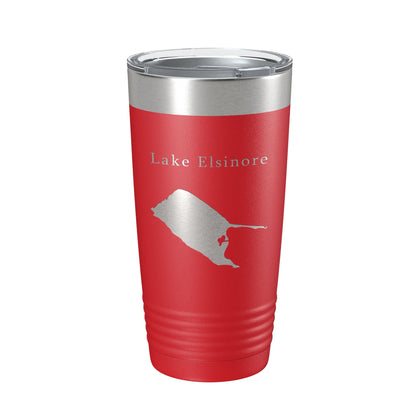 Lake Elsinore Map Tumbler Travel Mug Insulated Laser Engraved Coffee Cup California 20 oz-10