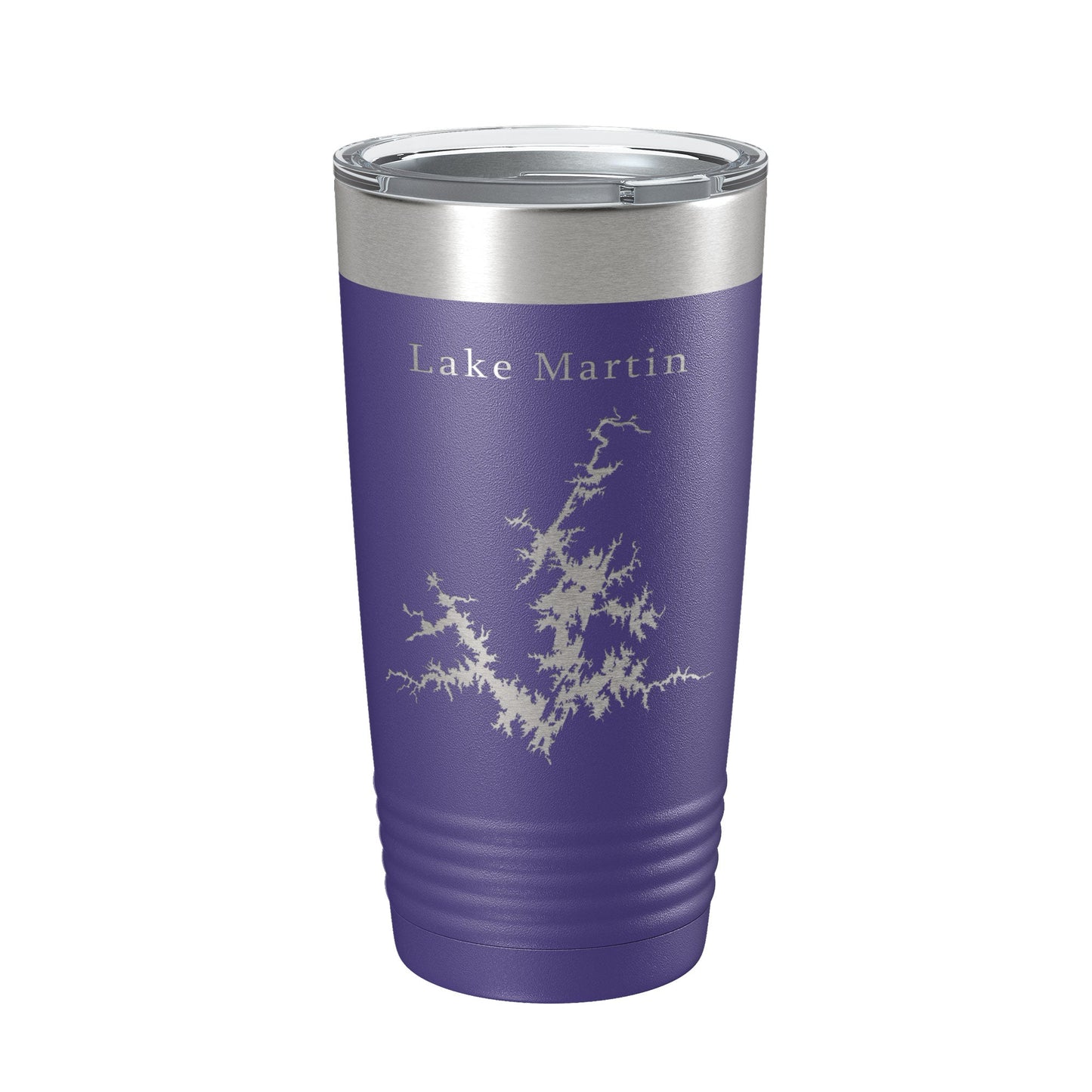 Lake Martin Map Tumbler Travel Mug Insulated Laser Engraved Coffee Cup Alabama 20 oz-15