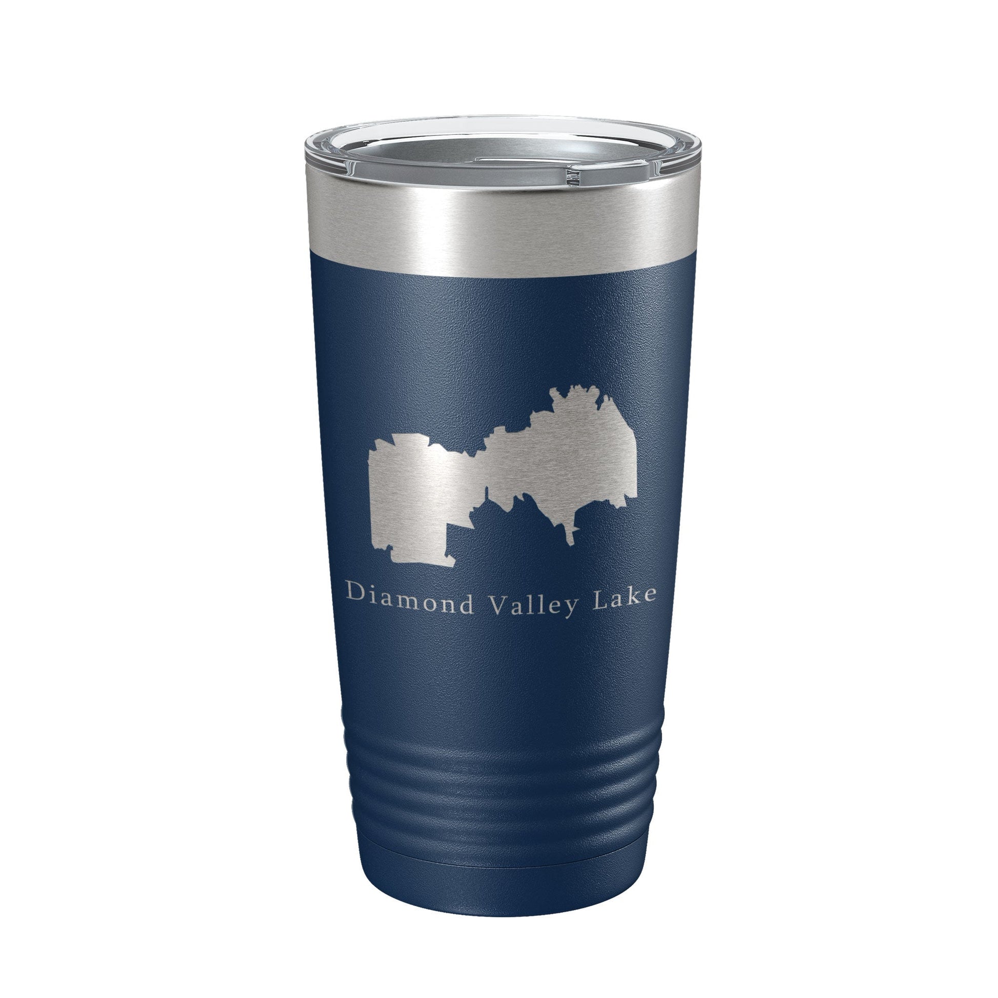 Diamond Valley Lake Map Tumbler Travel Mug Insulated Laser Engraved Coffee Cup California 20 oz-2