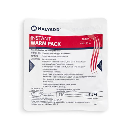 Halyard Instant Warm Packs, HAL 51776