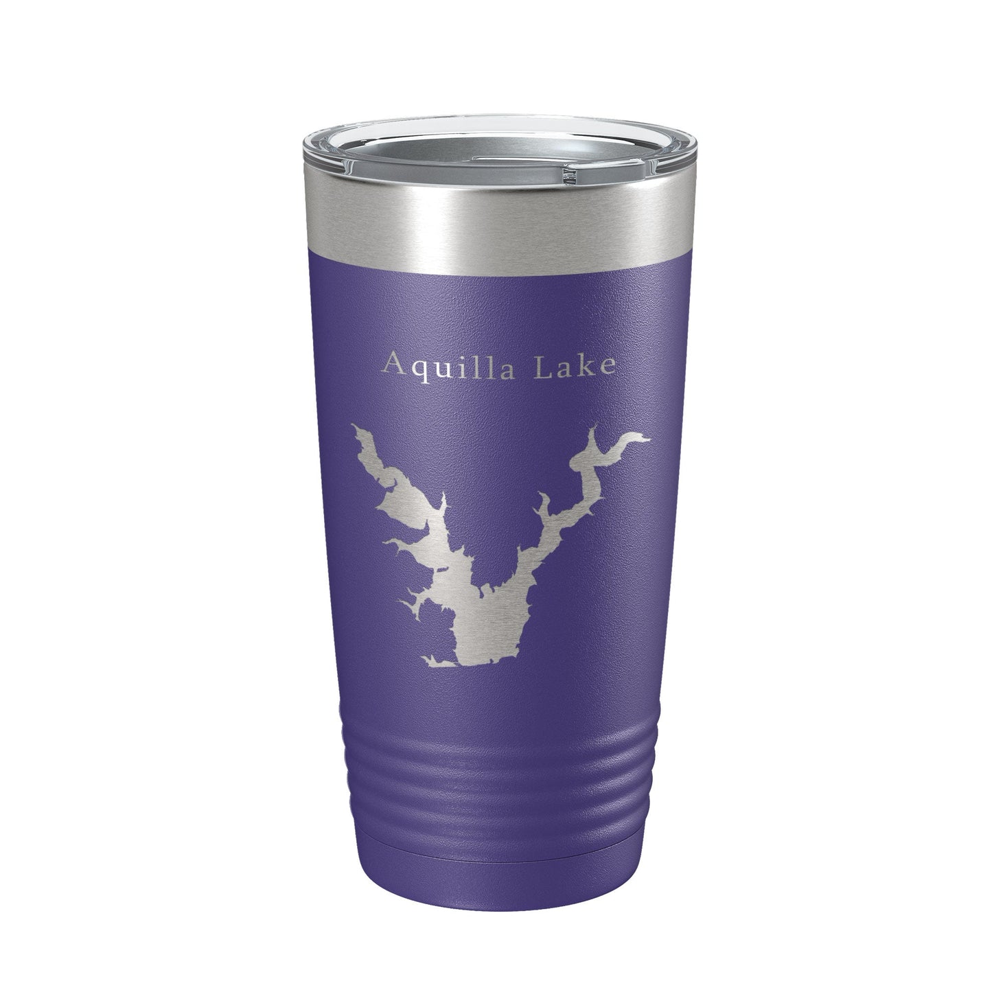 Aquilla Lake Map Tumbler Travel Mug Insulated Laser Engraved Coffee Cup Texas 20 oz-15