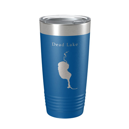 Dead Lake Map Tumbler Travel Mug Insulated Laser Engraved Coffee Cup Florida 20 oz-6