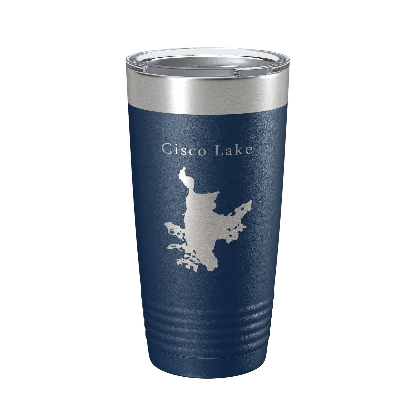 Cisco Lake Map Tumbler Travel Mug Insulated Laser Engraved Coffee Cup Michigan 20 oz-8