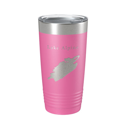 Lake Alpine Map Tumbler Travel Mug Insulated Laser Engraved Coffee Cup California 20 oz-11