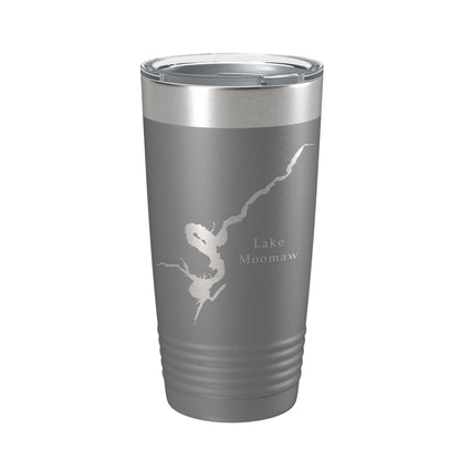 Lake Moomaw Map Tumbler Travel Mug Insulated Laser Engraved Coffee Cup Virginia 20 oz-16