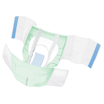 Unisex Adult Incontinence Brief McKesson Ultra Plus Stretch 2X-Large / 3X-Large Disposable Heavy Absorbency