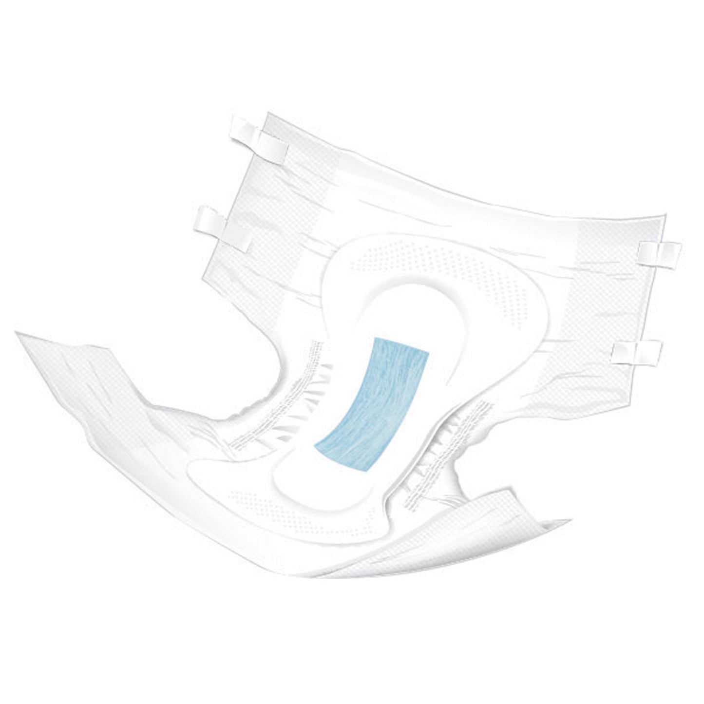 Unisex Adult Incontinence Brief McKesson Classic Medium Disposable Light Absorbency
