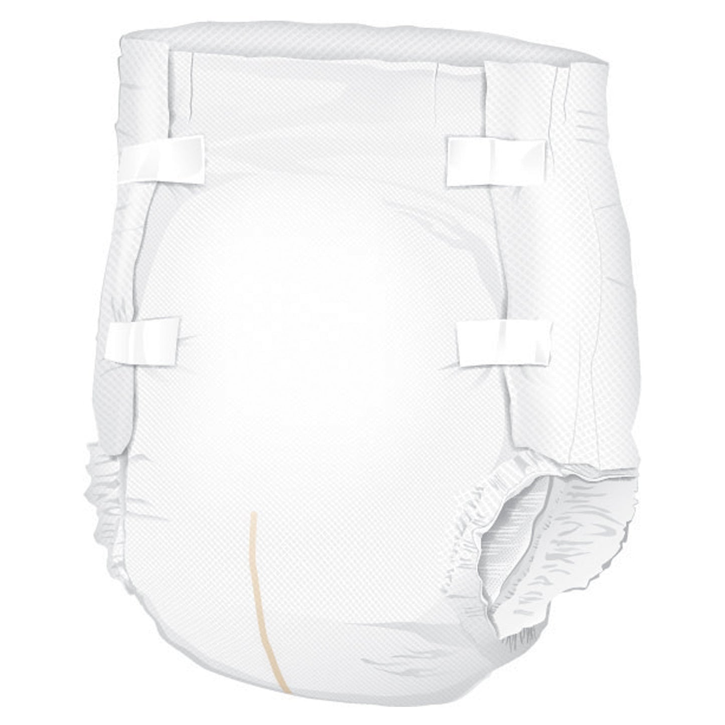 Unisex Adult Incontinence Brief McKesson Classic Medium Disposable Light Absorbency