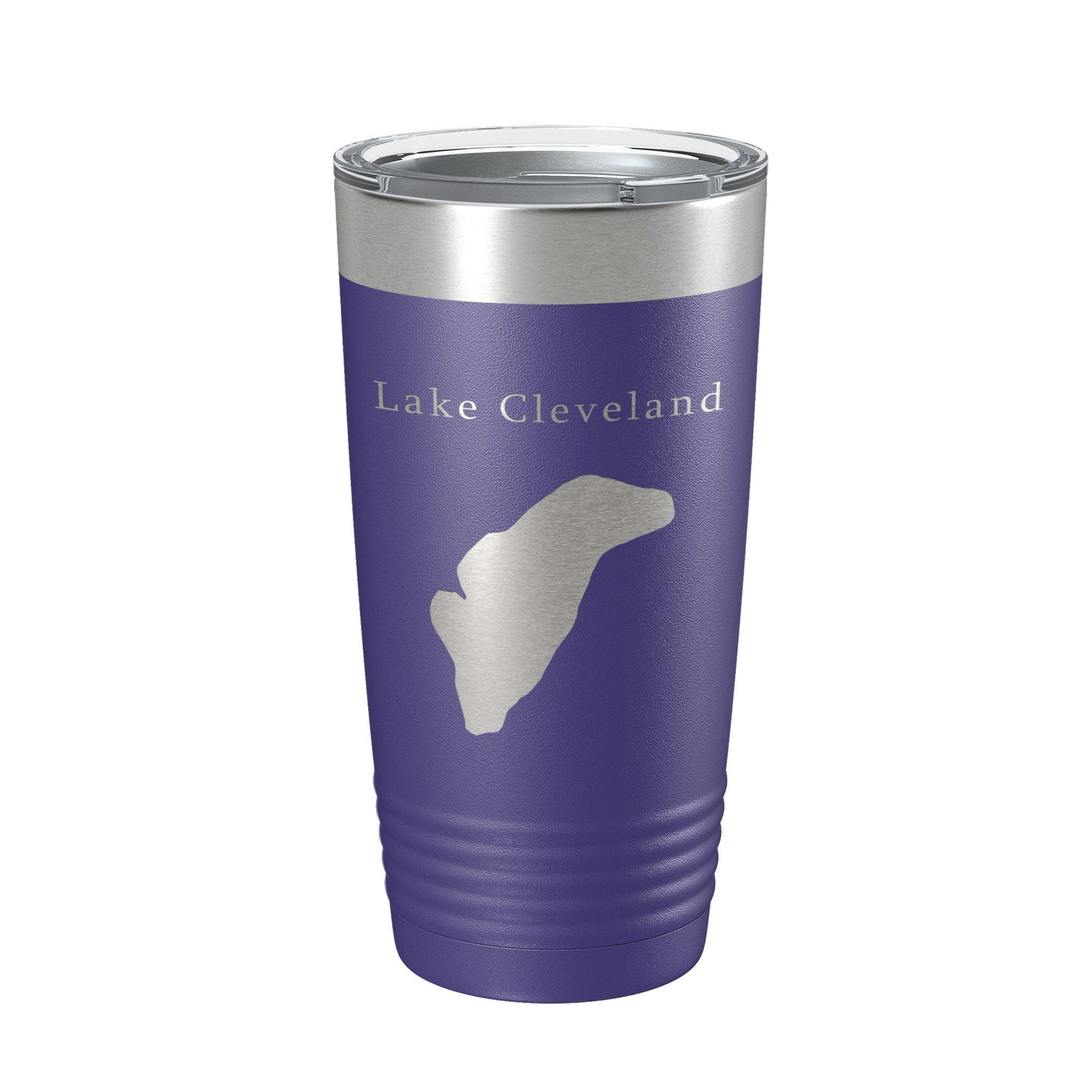 Lake Cleveland Map Tumbler Travel Mug Insulated Laser Engraved Coffee Cup Idaho 20 oz-15