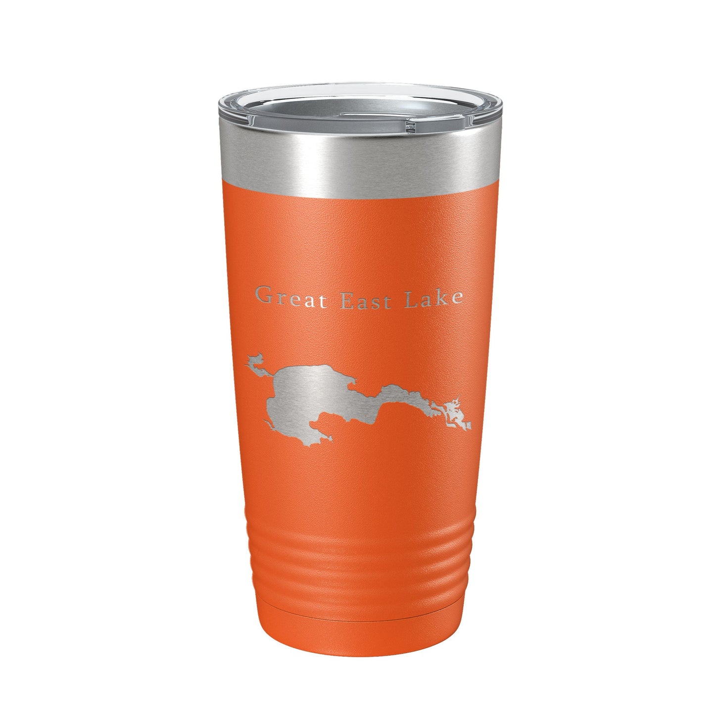Great East Lake Map Tumbler Travel Mug Insulated Laser Engraved Coffee Cup Maine New Hampshire 20 oz-17