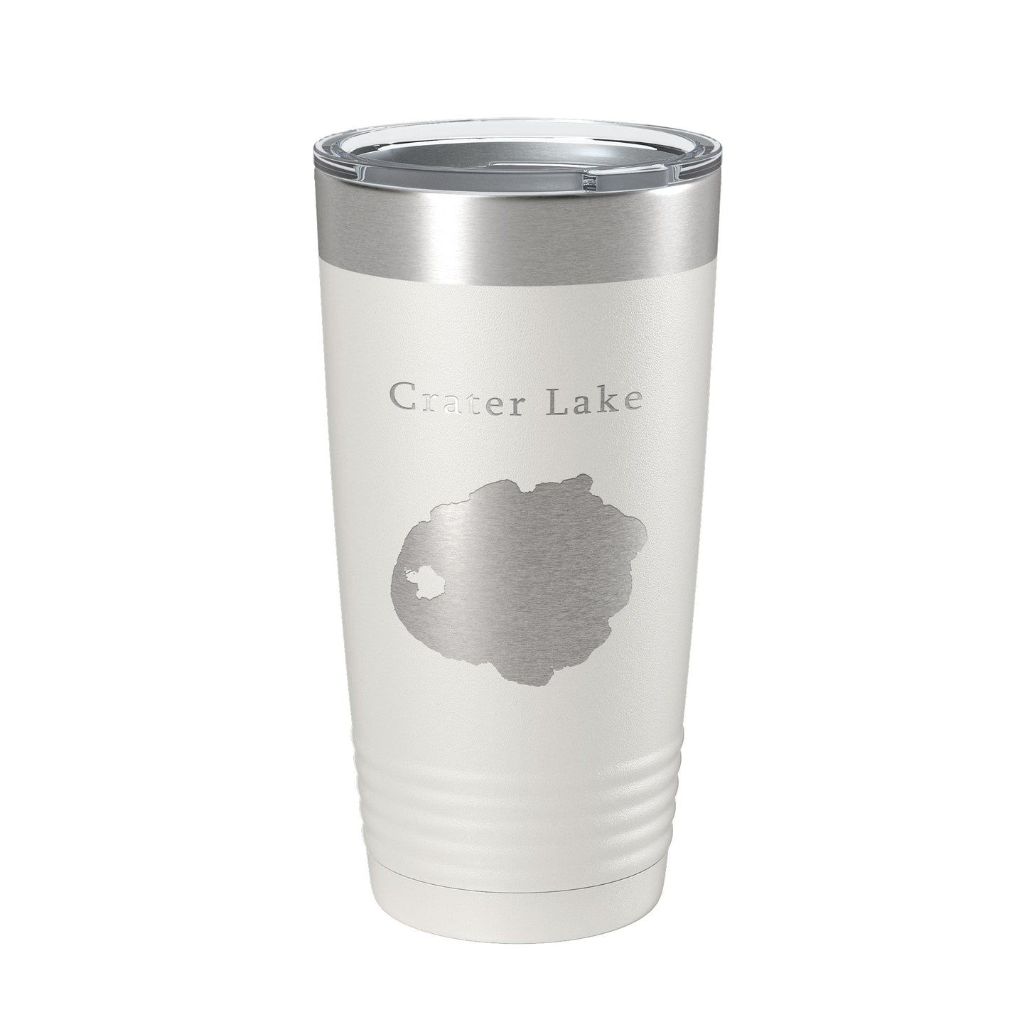 Crater Lake Map Tumbler Travel Mug Insulated Laser Engraved Coffee Cup Oregon 20 oz-7