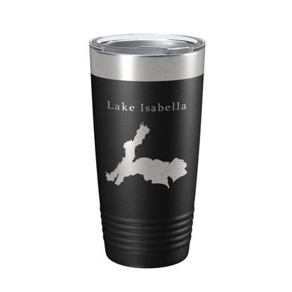 Lake Isabella Map Tumbler Travel Mug Insulated Laser Engraved Coffee Cup California 20 oz-5