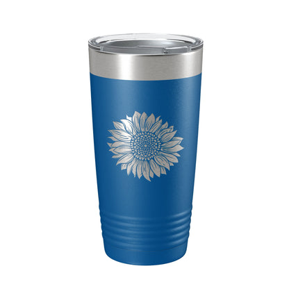 Sunflower Tumbler Sun Flower Travel Mug Gift For Women Insulated Laser Engraved Coffee Cup Birthday Mother's Day 20 oz-6