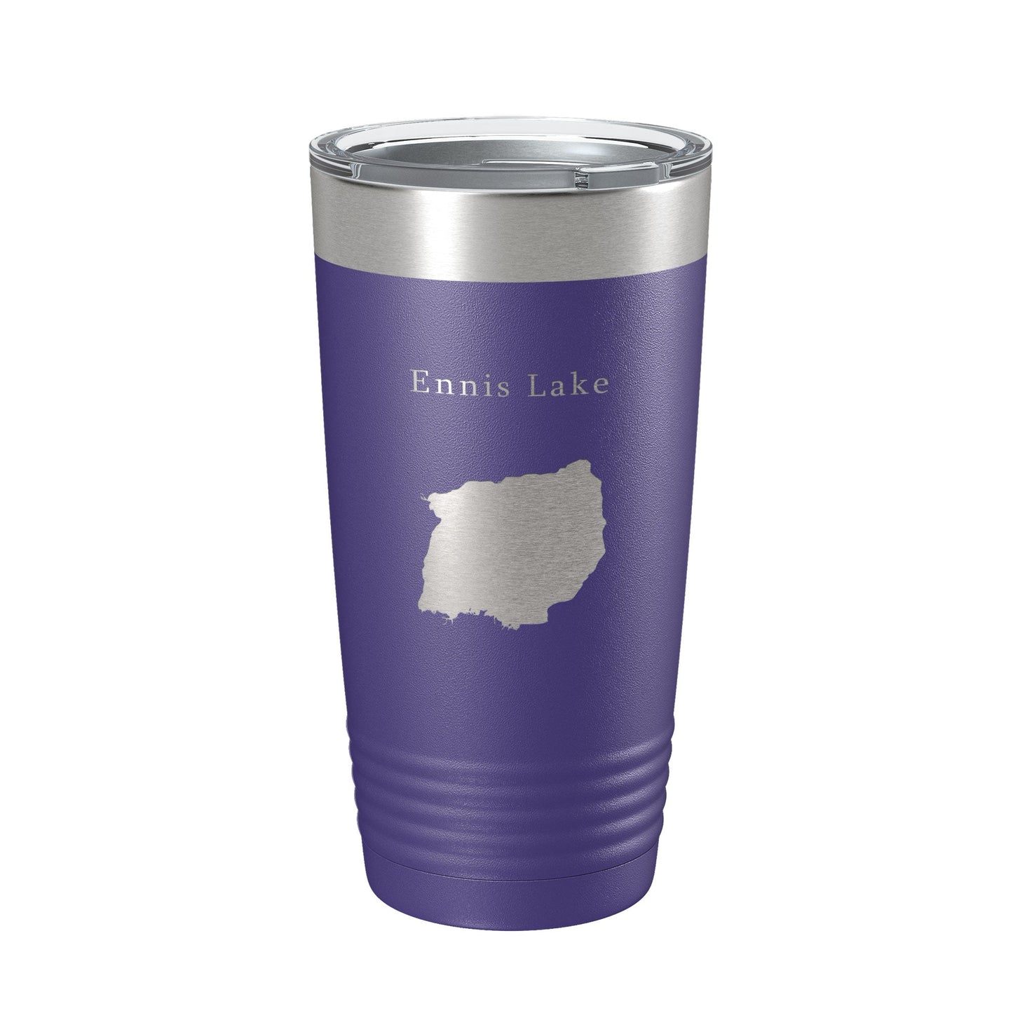 Ennis Lake Map Tumbler Travel Mug Insulated Laser Engraved Coffee Cup Montana 20 oz-15